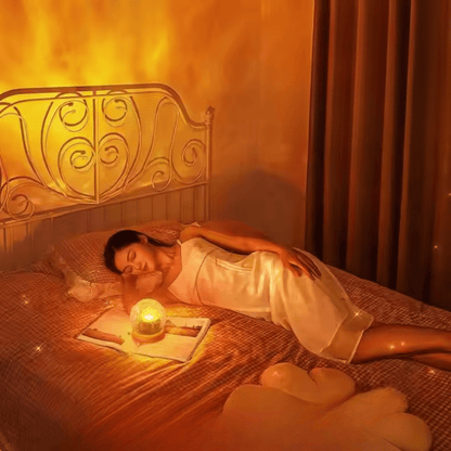 WaveGlow - LED Table Lamp with Soothing Wave Projections & Elegant Design 1