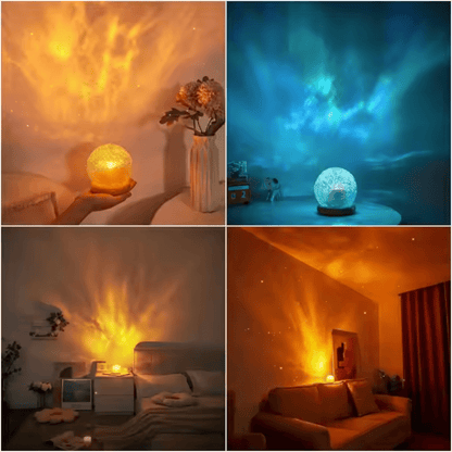 WaveGlow - LED Table Lamp with Soothing Wave Projections & Elegant Design 2