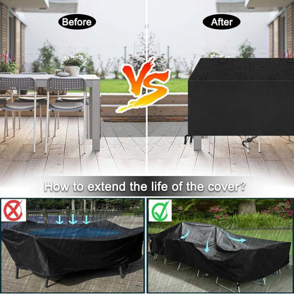 Weathershield - Duurzame Patio Meubelhoezen Gemaakt van Heavy-Duty Polyester
