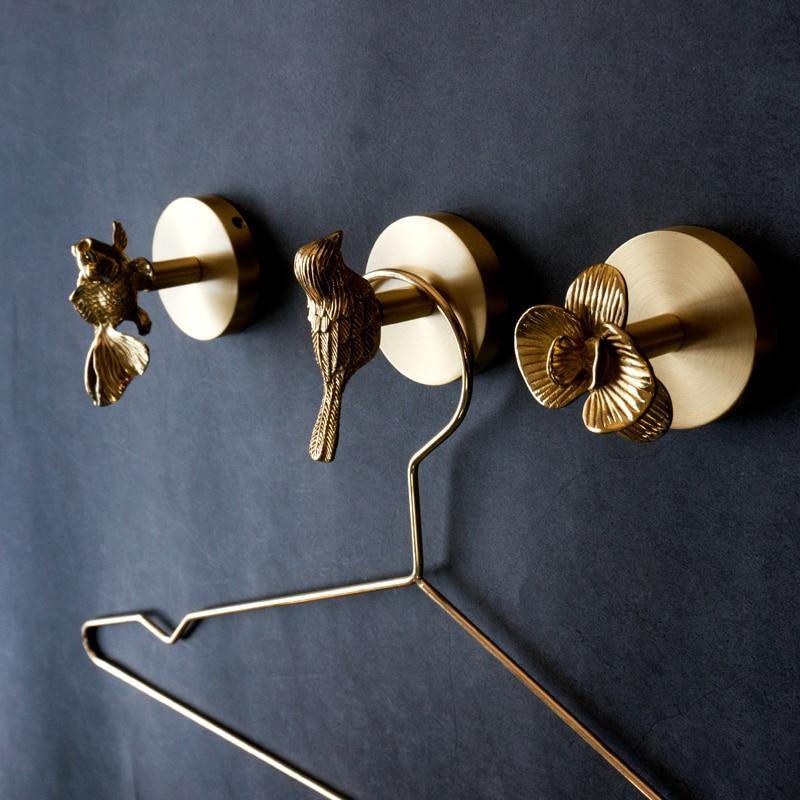 WildHang - Decorative Brass Animal Coat Racks with Gold Finish Hanger for Coat 1
