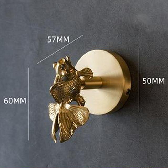 WildHang - Decorative Brass Animal Coat Racks with Gold Finish Hanger for Coat 7