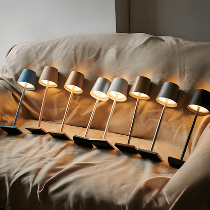 LUMINA GLOW - Draadloze oplaadbare LED tafellamp voor veelzijdige verlichting