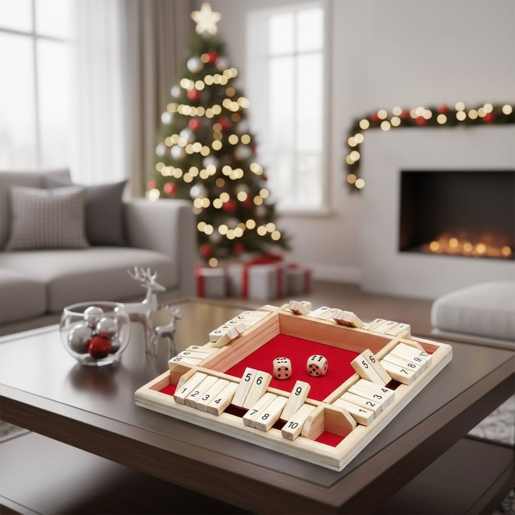 NUMBLOX – Houten Shut The Box Dobbelspel voor 4 Spelers