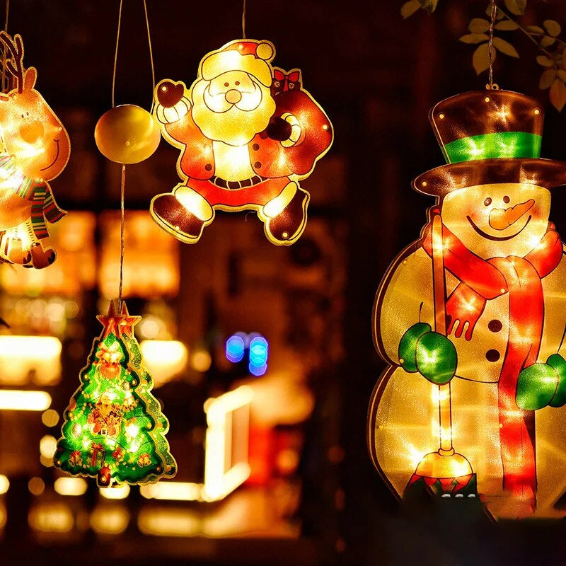 XmasGlo - Christmas Window Decoration with Festive Motifs & Easy Installation 2