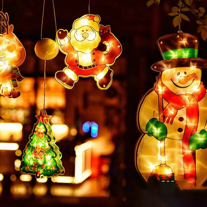 XmasGlo - Christmas Window Decoration with Festive Motifs & Easy Installation 2
