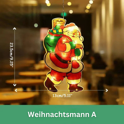 XmasGlo - Christmas Window Decoration with Festive Motifs & Easy Installation 3
