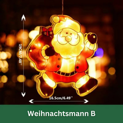 XmasGlo - Christmas Window Decoration with Festive Motifs & Easy Installation 4