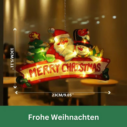 XmasGlo - Christmas Window Decoration with Festive Motifs & Easy Installation 5