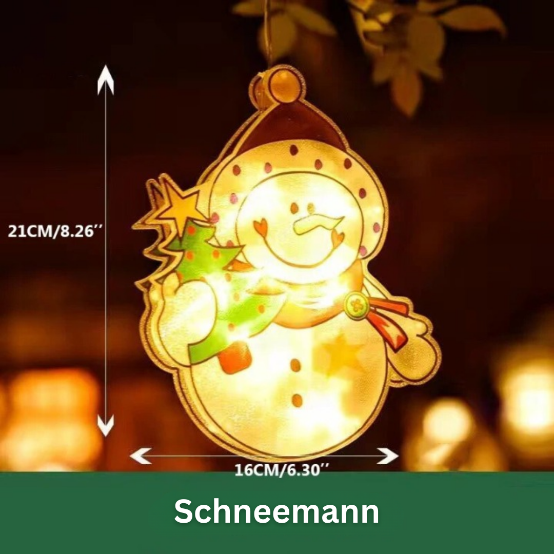 XmasGlo - Christmas Window Decoration with Festive Motifs & Easy Installation 7