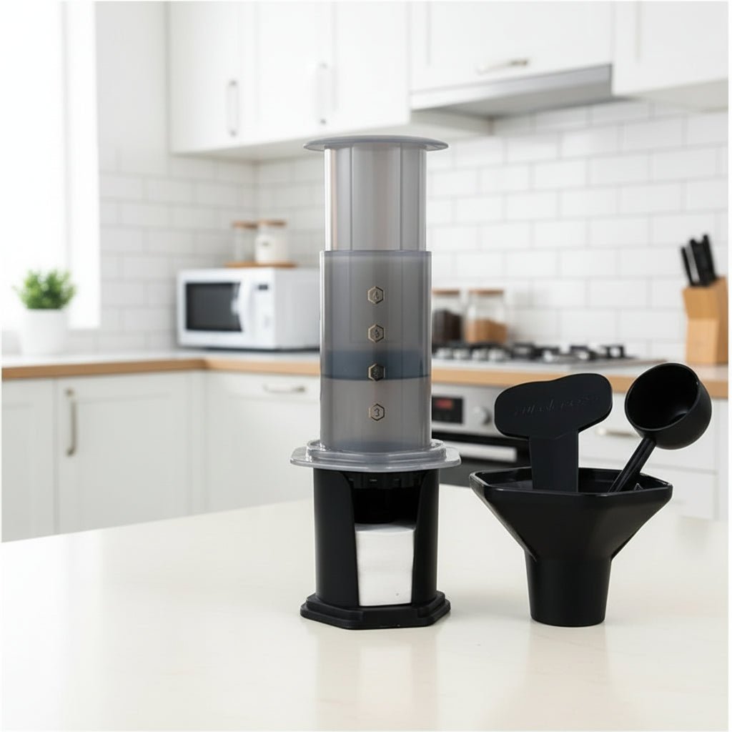Yuropress - Portable French Press Coffee Maker with Reusable Filter for Travel 1