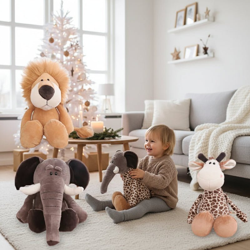 ZOOFII – Soft Jungle Plush Toys for Children with Lion 2