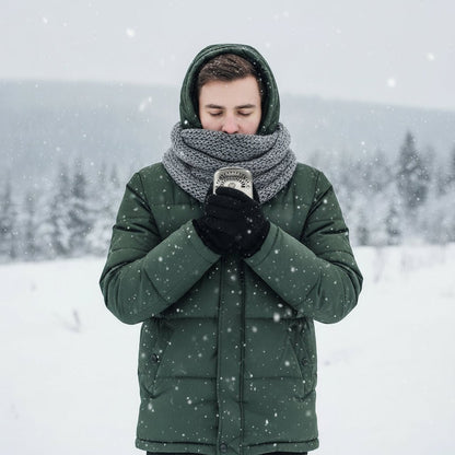 Zinc Alloy Portable Hand Warmer - Efficient Mini Heater for Outdoor Activities 0