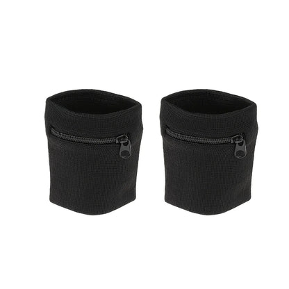 Zipper Wristbands with Hidden Storage - 2 Pack for Fitness Activities 3