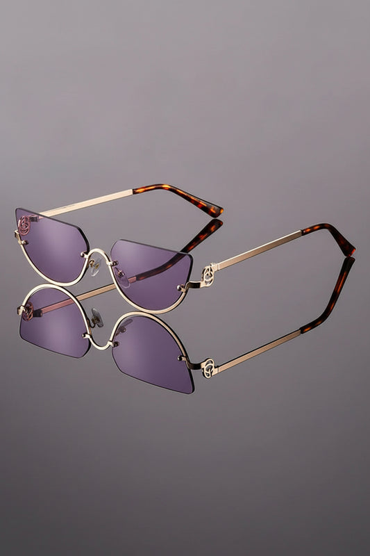 ZOÉVA – Cat Eye Sunglasses with UV400 Protection & Lightweight Metal Frames