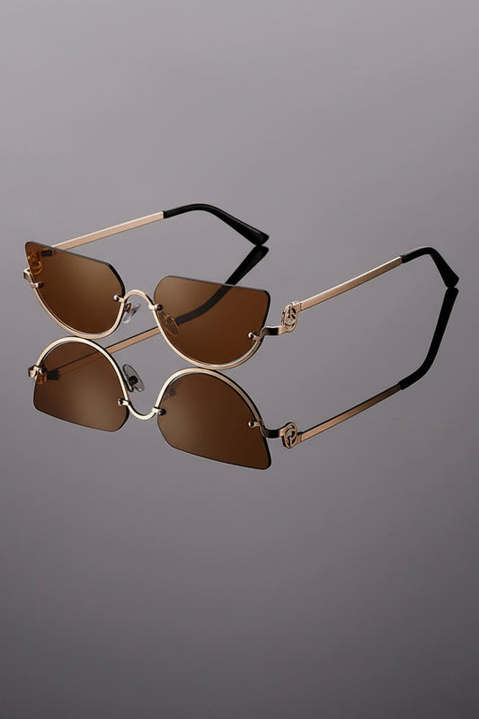 Zoe - Cat Eye Sunglasses with UV400 Protection & Lightweight Metal Frames 1