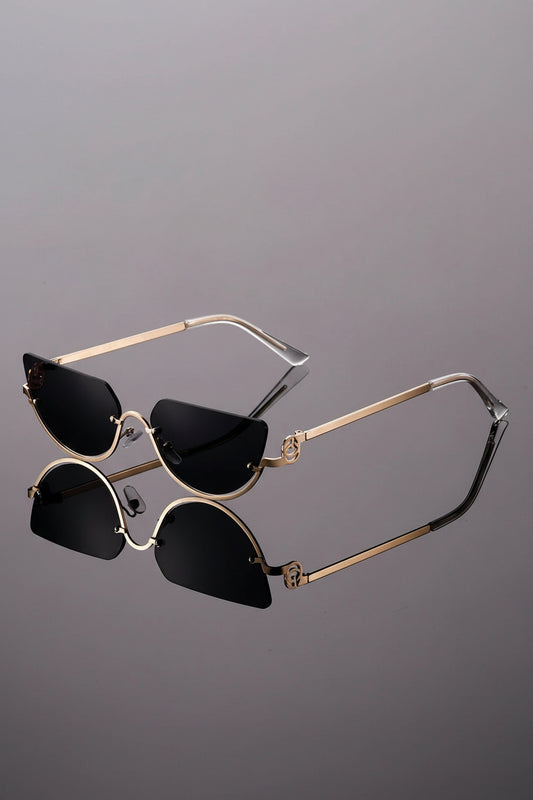 Zoe - Cat Eye Sunglasses with UV400 Protection & Lightweight Metal Frames 2