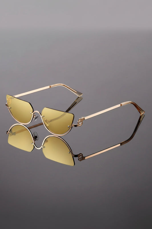 Zoe - Cat Eye Sunglasses with UV400 Protection & Lightweight Metal Frames 4