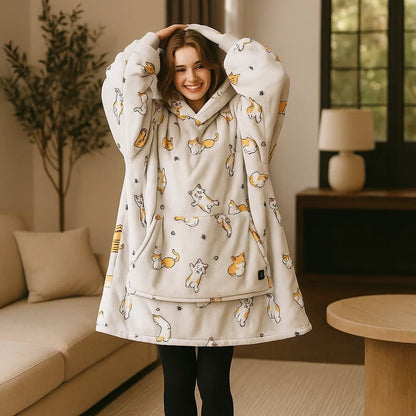 COZYCOIL – USB-Powered Heated Hoodie with Heating Coil Technology