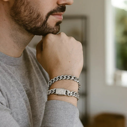 BULLIONBAND – 18K Gold Plated Bracelet for a Solid, Luxury Look
