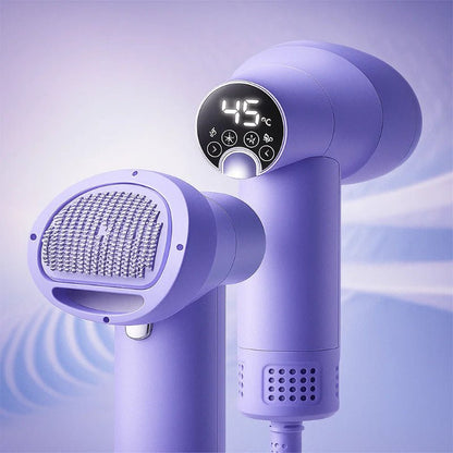 PurrfectDry – Quiet 2-in-1 pet dryer and brush for stress-free grooming