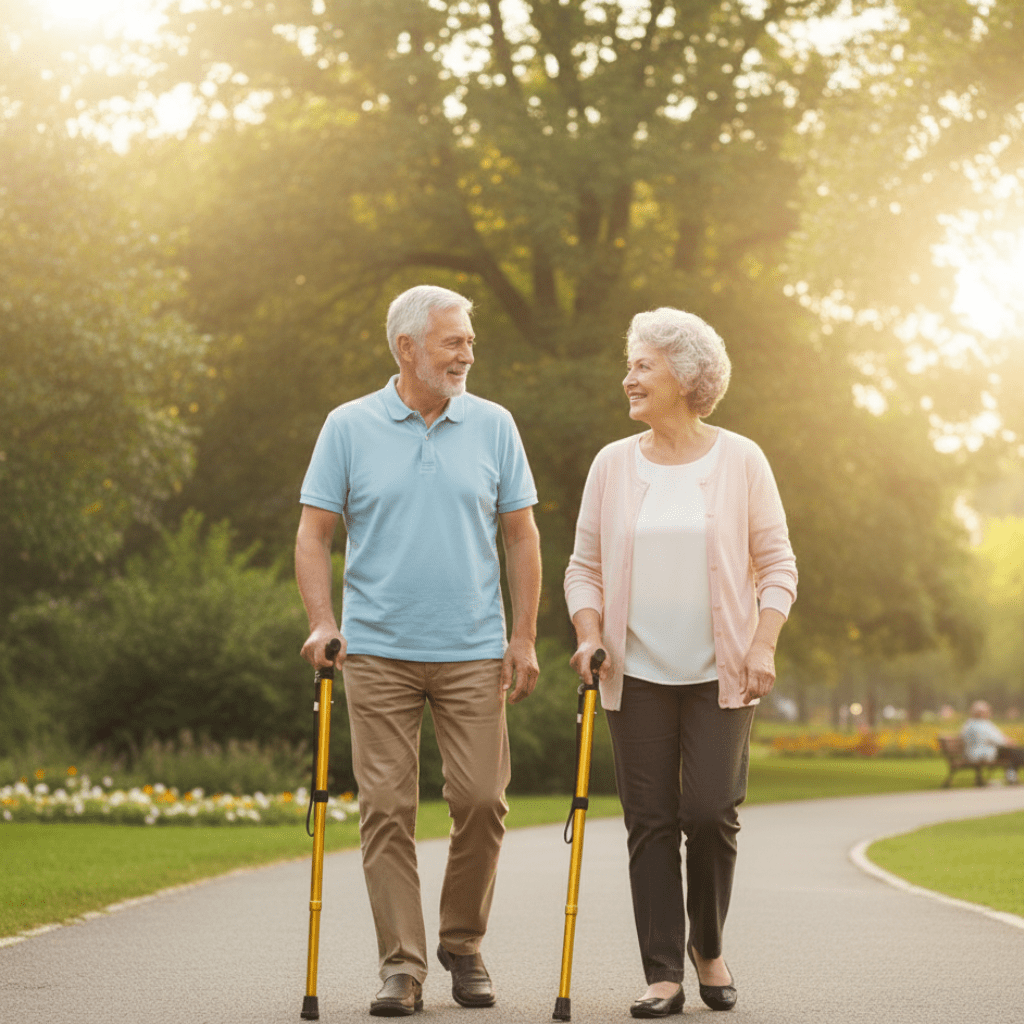 EASYTREK – Lightweight aluminum hiking pole for seniors