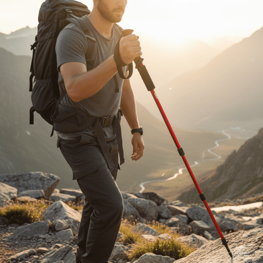 ROCKSOLID – Adjustable trekking sticks for stability