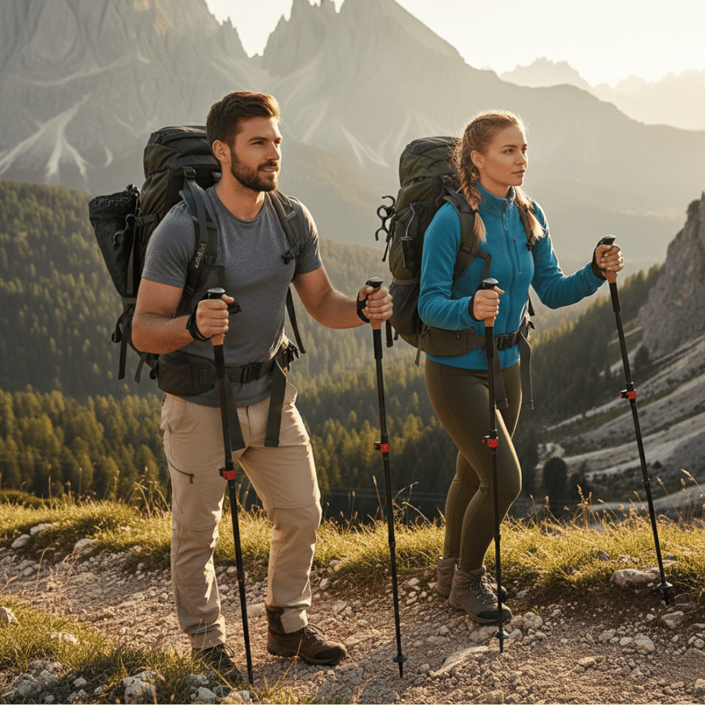 CARBOLITE – Collapsible Carbon Fiber Hiking Poles for Lightweight Support
