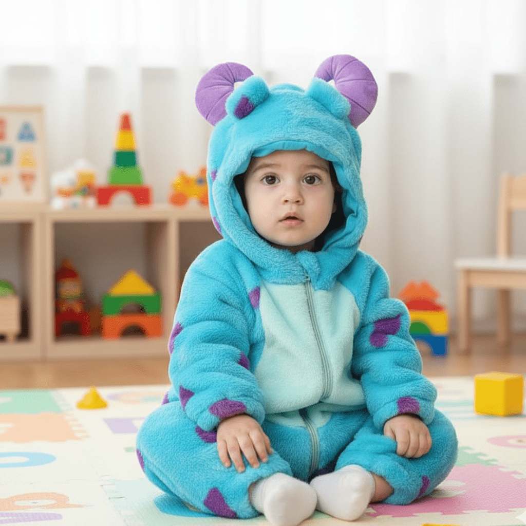 BABYPAWS – Adorable Animal Overalls for Cozy Comfort and Easy Changes