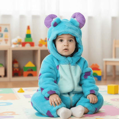 BABYPAWS – Adorable Animal Overalls for Cozy Comfort and Easy Changes