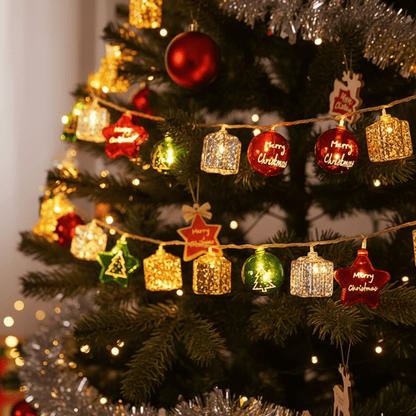 SANTASHINE – Decorative LED String Lights for Holiday Ambience