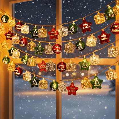 SANTASHINE – Decorative LED String Lights for Holiday Ambience