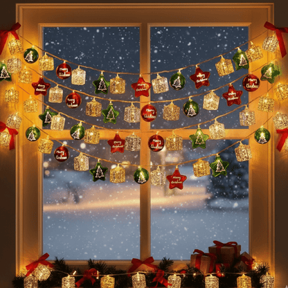 SANTASHINE – Decorative LED String Lights for Holiday Ambience