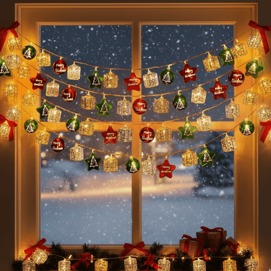 SANTASHINE – Decorative LED String Lights for Holiday Ambience