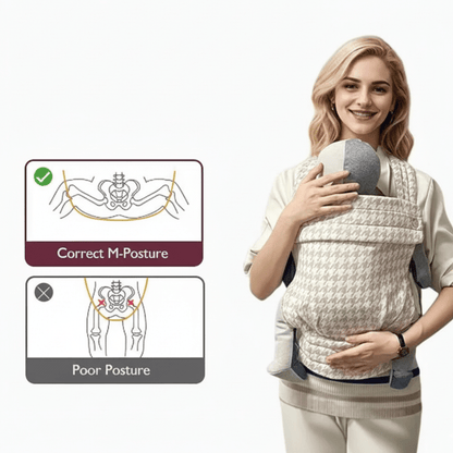 COZYCRADLE – Cotton Baby Carrier with Adjustable Fit for Everyday Adventures