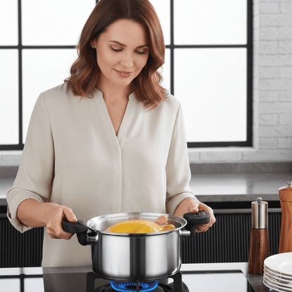 SPEEDPOT – Portable Pressure Cooker with Stainless Steel Build & Rapid Heat Base