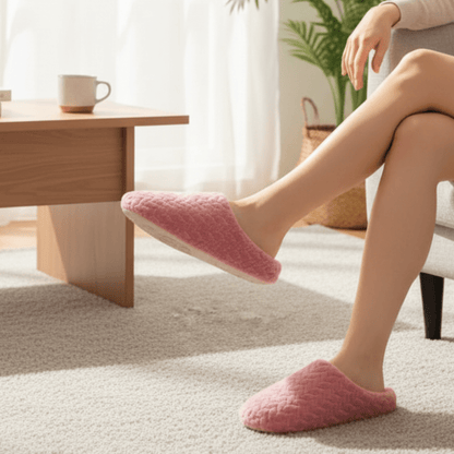 SLIPFREE – Unisex Winter Indoor Slippers - Soft Plush, Anti-Slip Sole
