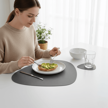 TableCharm Elite - Levendige Hittebestendige Placemat & Onderleggerset