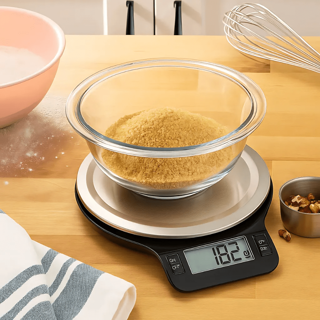 COOKWEIGH – Modern Food Scale with Easy-Read LCD Display