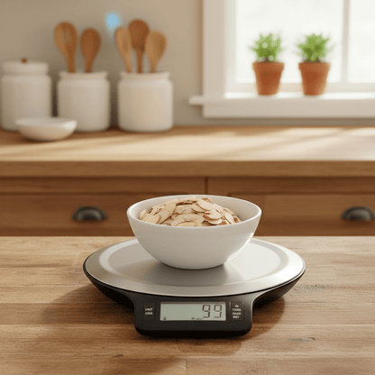 COOKWEIGH – Modern Food Scale with Easy-Read LCD Display