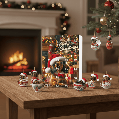 PAWJOY – 24-Day Christmas Advent Calendar with Dachshund Accessories