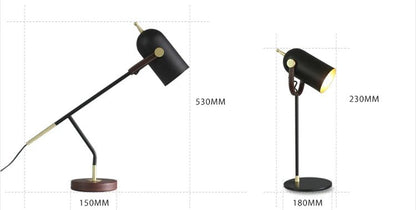 modern table lamp metal  table lamp E27 LED table lamp reading light study light bedroom living room lighting 4