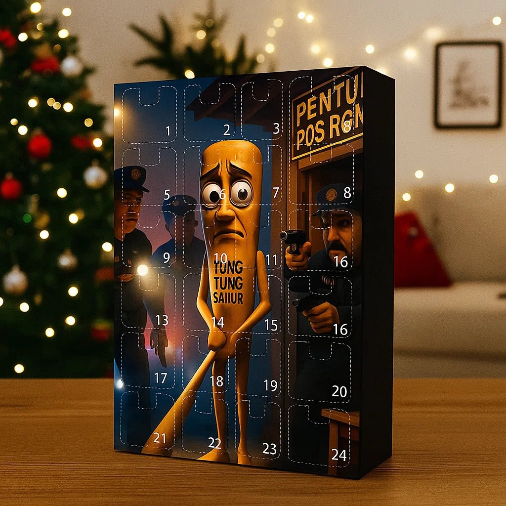 DECORCOUNT – 24-Piece Christmas Countdown Advent Calendar for Festive Decor