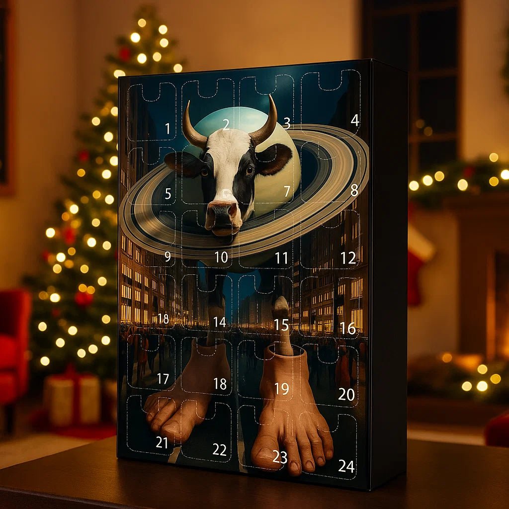 DECORCOUNT – 24-Piece Christmas Countdown Advent Calendar for Festive Decor