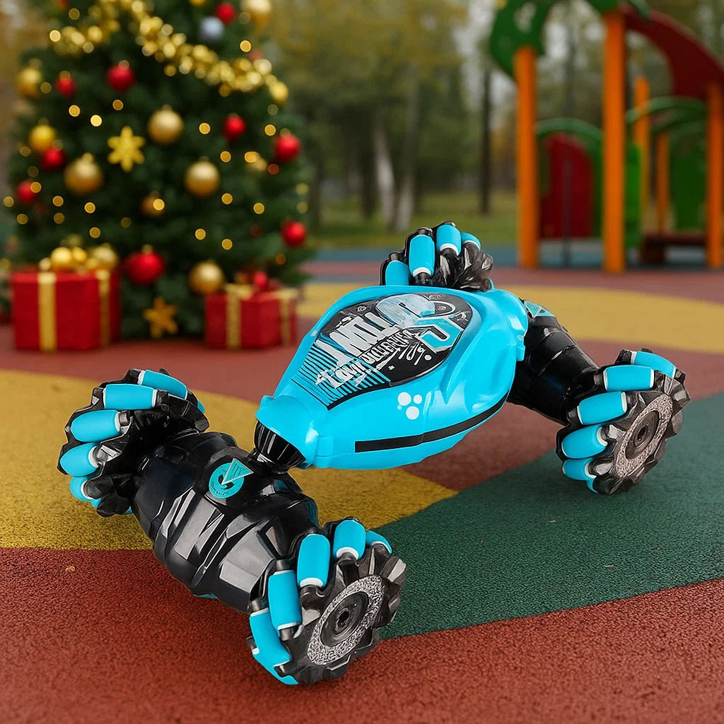 GYRORACER – Innovative RC Car with LED Lights, Gesture Control & 360° Rotation