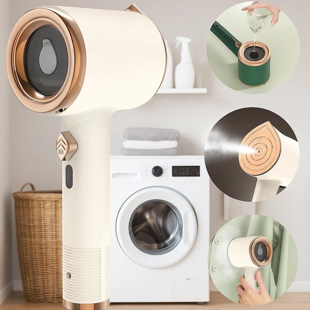 SMOOTHRA – Portable Handheld Steamer for Textiles with Titanium Plate & 50ml Water Tank