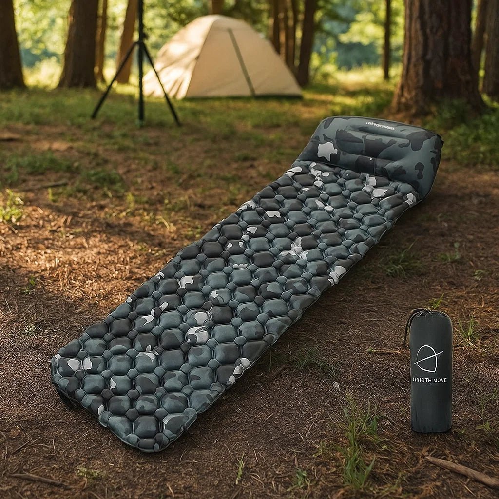 SLEEPMATIX – Ultralight Insulated Camping Sleeping Pad with Quick Inflate, Water Resistance & Durable Design