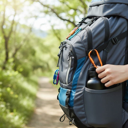 CLIMBLOCK – Aluminum Alloy Safety Buckle Keychain for Outdoor Use