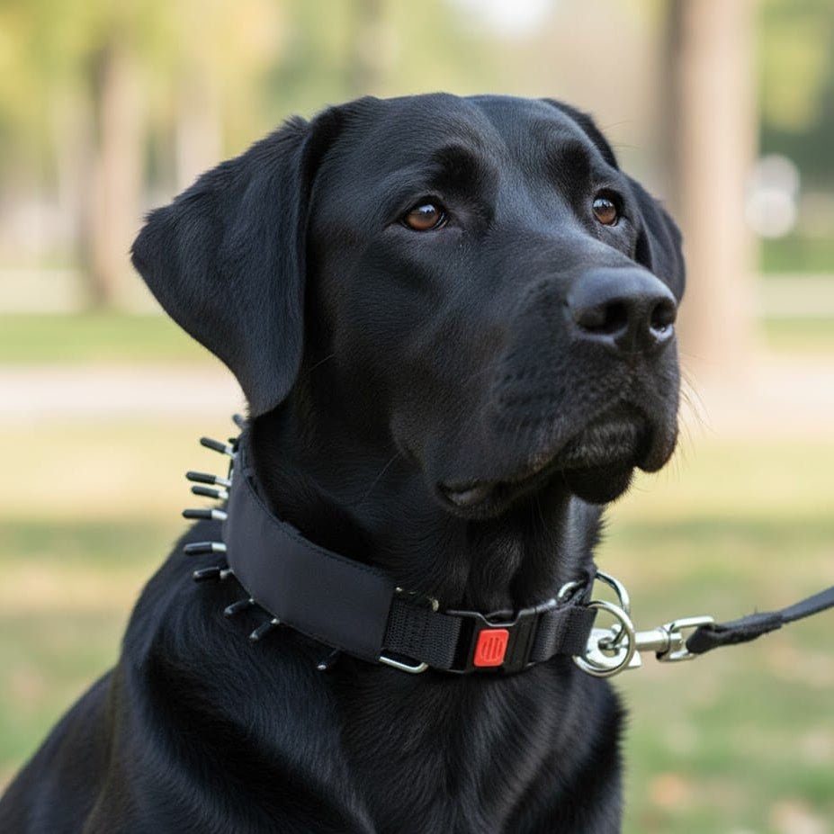 STRONGPRONG – Adjustable Prong Collar with Stainless Steel Links & Nylon Cover