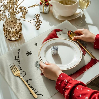 DWARFMAT – Christmas Gnome Meal Mat for Festive Holiday Table Décor