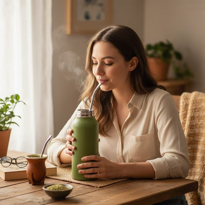 THERMOKEEP – 1.2L Stainless Steel Vacuum Flask with Handle for Hot & Cold Drinks